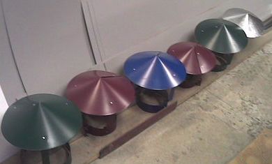Зонт на трубу дымохода цветной D120 (шт), от